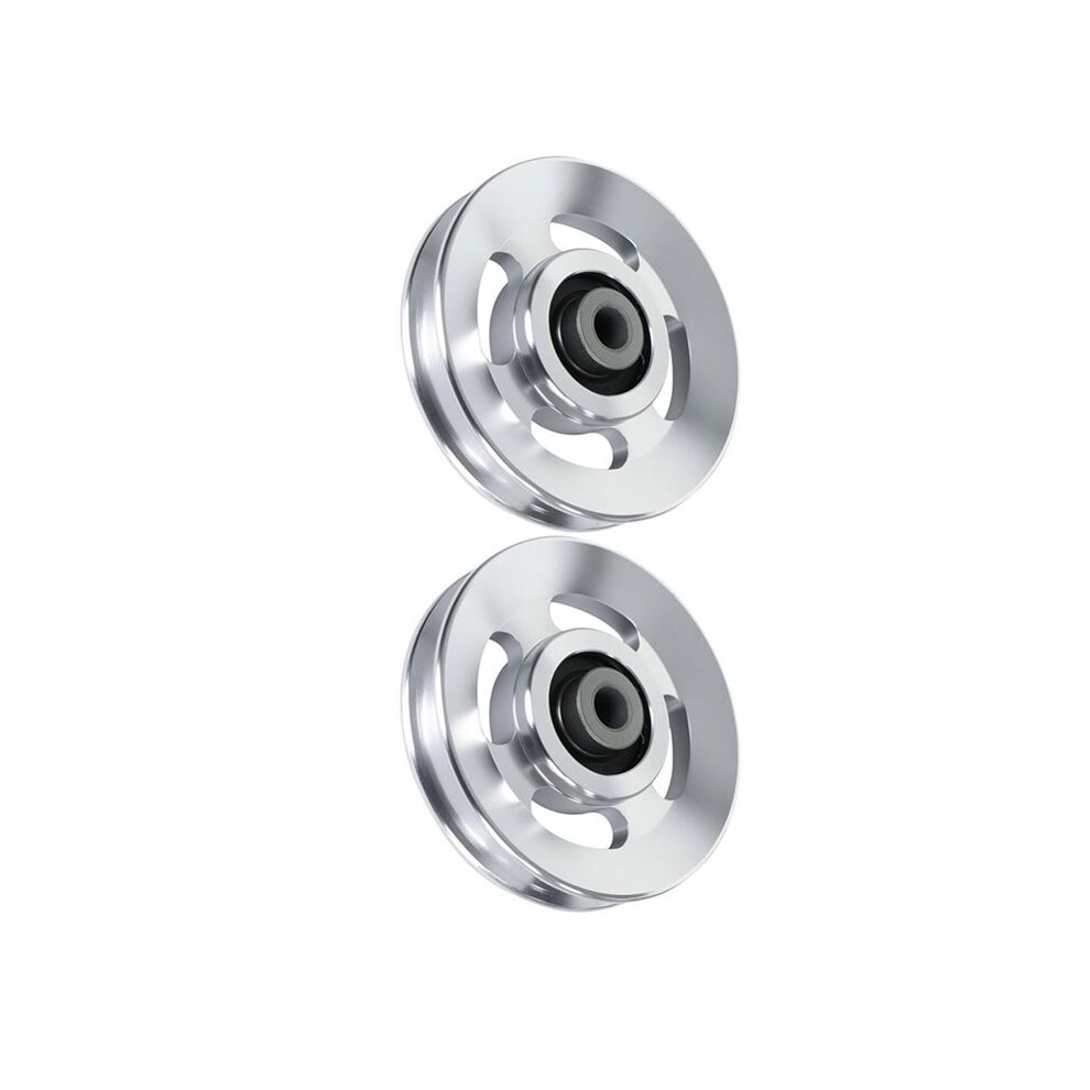 2Pcs 90Mm Pulley Wheel For Gym Equipment, Silent Cable Machine Replacement Part,Bearing Gym Pulley Wheel For Home Gym 4712771950939