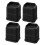 4 Pack Stackable Treadmill Incline Riser Blocks, Height Lift for Leveling & Uphill Training, for Gym and Home 1