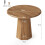 Tribesigns Tribesigns Small Round Dining Table for 2-4 People,80cm Kitchen Table,Brown 2