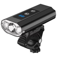 Bike Lights for Night Riding Super Bright Bicycle Headlight Taillight Rechargeable Bicycle Light with LCD Power Display