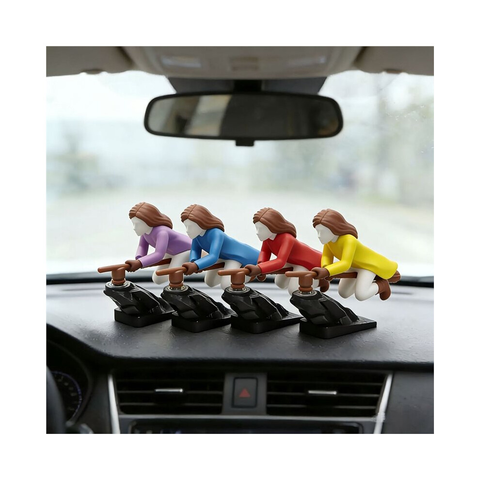 Fun Drift Turn Wizard Broomstick Decoration, Witch Flying Broom Car Dashboard Drift Ornaments,Funny Auto Accessories 4711675180824