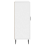 VidaXL vidaXL Sideboard High Gloss White 66 x 34.5 x 89.5 cm Engineered Wood 5