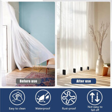 8 Paia di Pesi Magnetici per Tende Più Pesanti, Magneti per Tende Impermeabili Avvolti In Plastica per Decorazioni Domestiche e Tende da Esterno