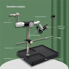 Fly Fishing Clarkfork True Rotary Fly Tying Vise, Premium Quality for Expert Anglers