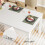 Tribesigns Tribesigns Dining Table for 6-8 People,78 Inches Industrial Rectangular Kitchen Dinner Table,White 6