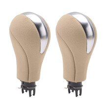 34910-JK03A 2Pcs Gear Shift Knob for QX56 G25 G37 FX37 EX37 QX70 Q60 QX50 34910-1LA6C Beige