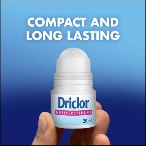 Driclor Antiperspirant Roll On Applicator 20 ml, Strong Antiperspirant for Excessive Sweating 2