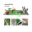 MAT357 Plants vs Zombies Scene Map Mouse Pad - 60x30 cm Rectangle Gaming Mouse Mat for PC/Desktop 3