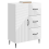 VidaXL vidaXL Sideboard High Gloss White 66 x 34.5 x 89.5 cm Engineered Wood 2