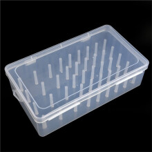 Caja para 42 Carretes e Hilos, Caja de Almacenamiento de Escritorio de Plástico PP, Caja Multifuncional para Hilos de Costura y Bordado Doméstico