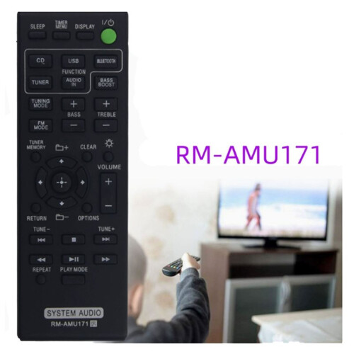Remote Control RM-AMU171 for  CMT-SBT100 HCD-SBT100 CMT-SBT100B HCD-SBT100BAV Television Controller 1