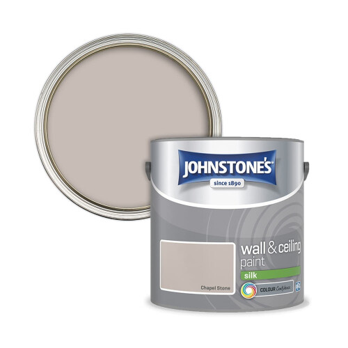 Johnstone's Johnstone's 307072 Vinyl Silk Emulsion - Chapel Stone,2.5 1