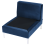 Beliani 1-Seat Section EVJA Velvet Navy Blue 6