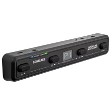 SONICAKE Pocket Control Wireless MIDI Controller, USB Host, 4 Fotswitches Rechargeable Page Turner Pedal for Musician A