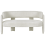 Beliani Sofa 2 Seater BUREA Chenille Off-White 4