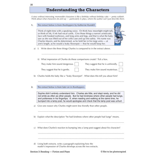 KS3 Year 7 English Targeted Workbook (with answers) 2