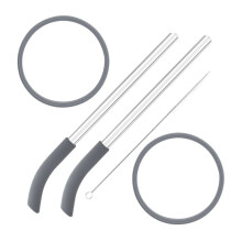 Replacement Silicone Gasket Seal Rings Straw Kit for BOSS Blender DB301/DB351 Leak-Proof Sealing Rings B