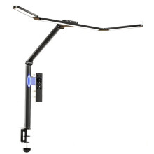 Luminária de Mesa LED com Grampo, Luminária de Mesa para Arquitetos com Controle Remoto,Luz Mesa Ultrabrilhante 24 W com Regulagem Contínua de
