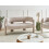 Beliani Sofa 2 Seater BUREA Chenille Light Beige 2