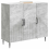 VidaXL vidaXL Sideboard Concrete Grey 89 x 34.5 x 80 cm Engineered Wood 2
