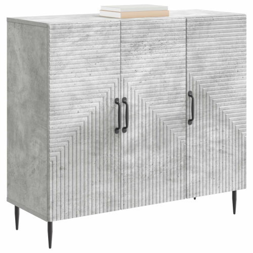 VidaXL vidaXL Sideboard Concrete Grey 89 x 34.5 x 80 cm Engineered Wood 1