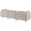 Beliani Modular Sofa 3 Seater EGERIS Fabric Beige 5