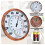 Termômetro e Higrômetro Combinados para Ambientes Internos e Externos de 10 Polegadas, Medidor Analógico  de Temperatura e Umidade, Termômetro 6