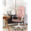 Beliani Office Chair DELIGHT Peach Pink 2