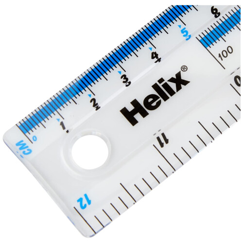 Helix 12 inch Clear Ruler 1