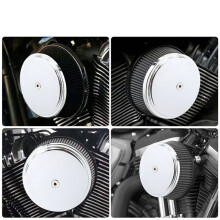 Air Cleaner Filter Cover for Dyna Touring Wide Glide Touring Road Glide Street Glide Road Motorcycle Intake A