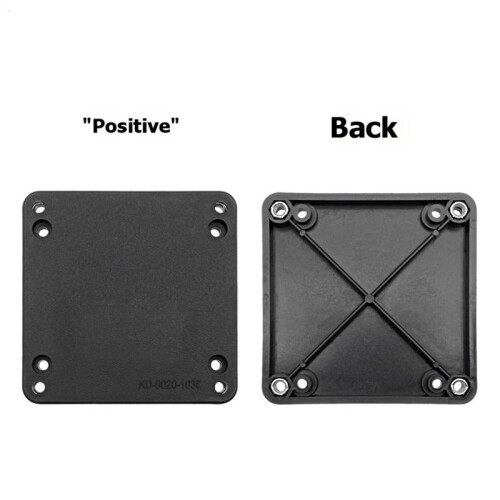 Mounting Plate Replace Low-Profile Swivel Base for Downrigger Swivel Mount, Pedestal Risers 2