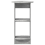 VidaXL vidaXL Side Cabinet Concrete Grey Engineered Wood 4