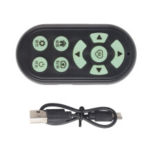 Télécommande  Sans Fil pour Téléphone Portable avec Bouton Lumineux pour Courtes Vidéos, Prise de Photos et Changement de Page D'E-Book A