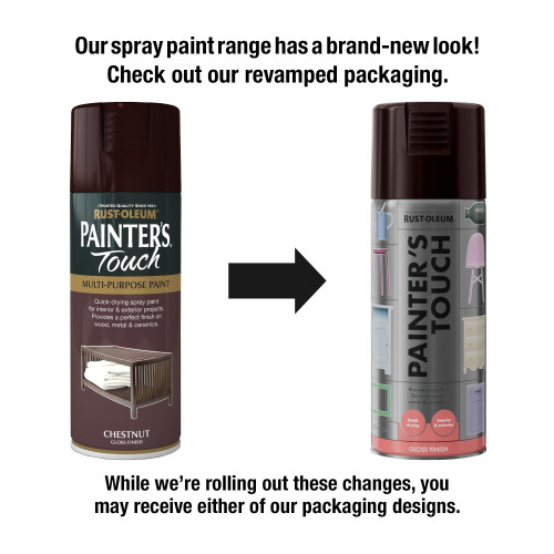 Rust-Oleum Rust-Oleum 400ml Painter's Touch Spray Paint Aerosol - Chestnut Gloss 1