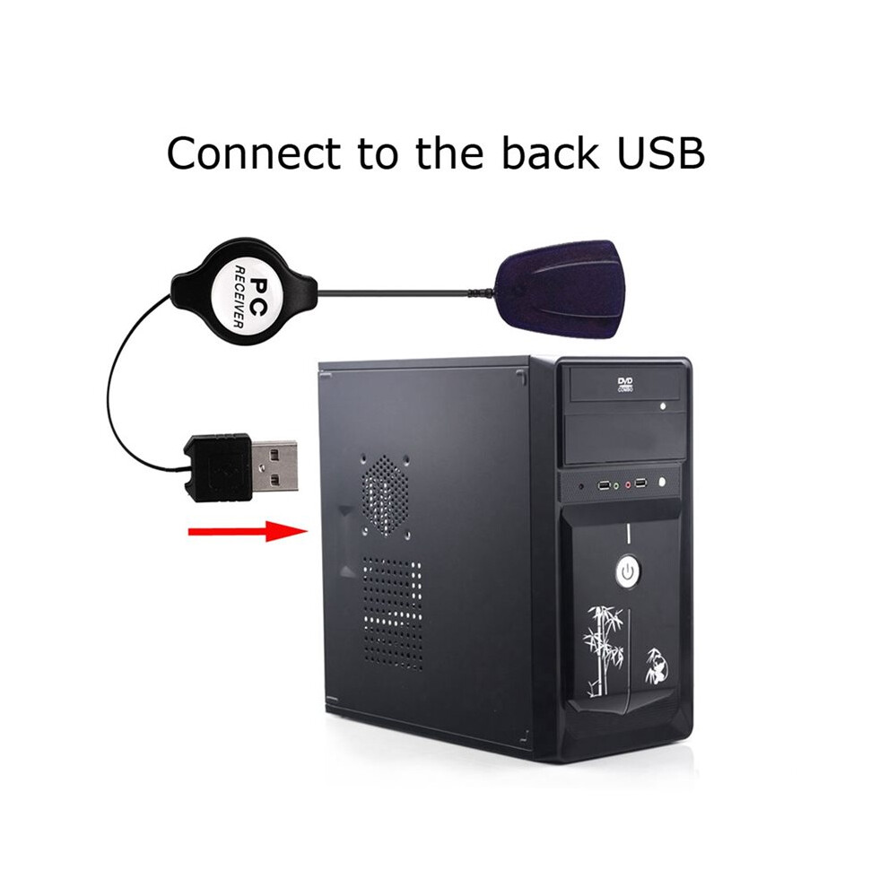 Wireless Pc Mouse Remote Control Controller Usb Receiver Ir Remote Control For Loptop Pc Computer Center Windows 7 8 10 4713494867573