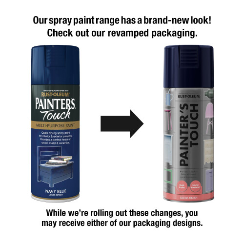 Rust-Oleum Rust-Oleum 400ml Painters' Touch Spray Paint - Navy Blue (gloss finish ) 1