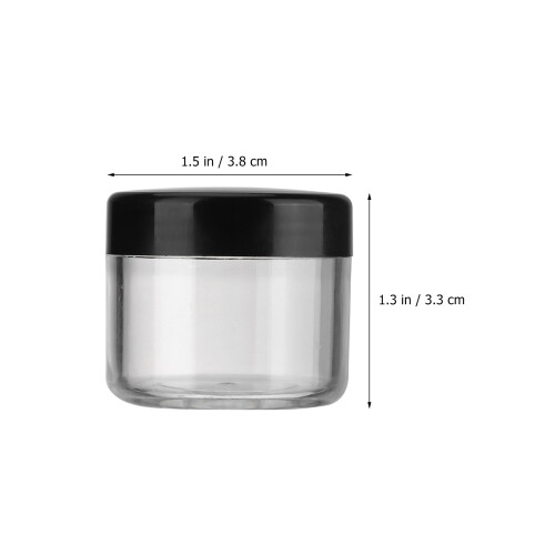 20Pièces Pots Échantillons Plastique Pour Crème Pratique 1