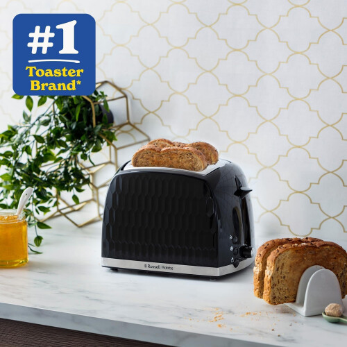 Russell Hobbs Russell Hobbs Honeycomb 2 Slice Toaster (Extra wide slots 2