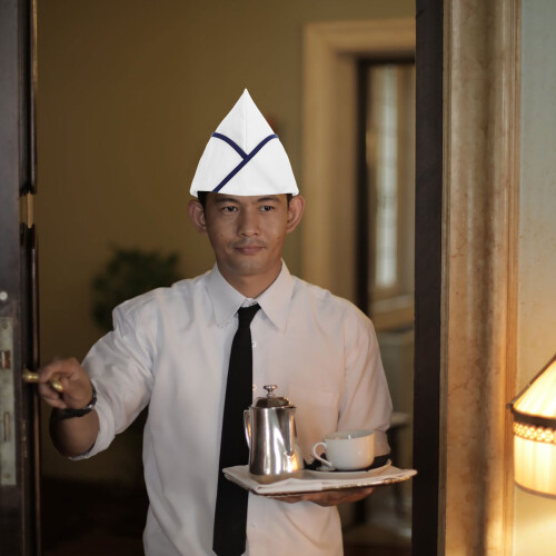 Chef Hat Unisexe Japonais En Coton Polyester Multi-Usage Respirant 2
