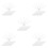 50Pcs Versatile Plastic Handheld Fan Frames for DIY Crafting and Decor 3