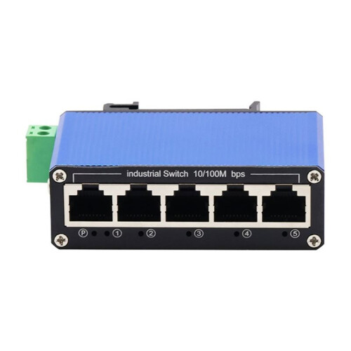 Industrial DIN-Rail  Size 10/100M 5  Net Fast Ethernet 1