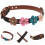1Collier Floral Mode Pour Réglable Confortable En Tissu PU 10