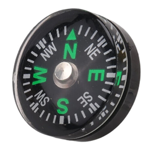 Oil Filled Button Compass - Ultra Compact 20mm -  SAS Survival Bushcraft