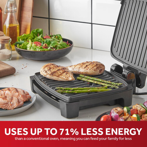 George Foreman George Foreman Immersa Medium Electric Grill Removable Control Panel allows 1