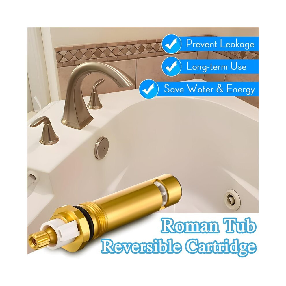 Ceramic Cartridge For Pfister 910-3050 9103050, Tub Reversible Cartridge For Price/Pfister, Shower Valve Faucet Stem 6034096284345