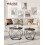 VASAGLE VASAGLE Round Coffee Table - Set of 2 - Side Table - Sofa End Table 2