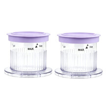 2pack Ice Cream Maker Dessert Cups with Lids for FastFreeze Ice Cream ICE-FD50 for Homemade Ice Cream