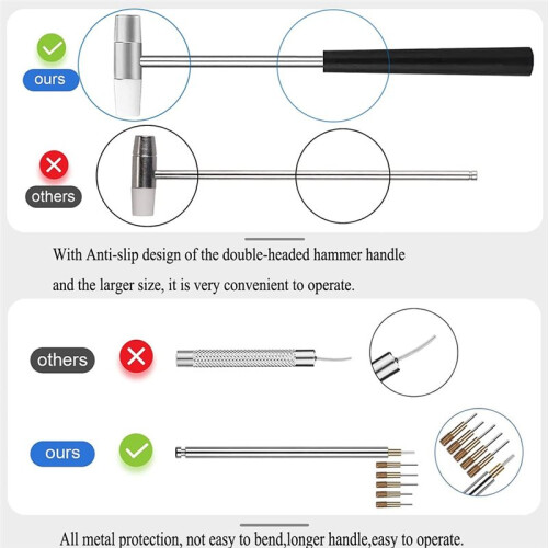 39 in 1 Watch Link Removal Tool Kit, Bracelet Adjustment, Replacement and Resizing, Watch Strap Link Remover, 2