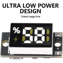 Power Display Indicator 1/2 X 1.5V Battery Capacity Tester Battery LED Digital Electricity Display Module