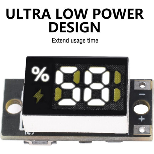Power Display Indicator 1/2 X 1.5V Battery Capacity Tester Battery LED Digital Electricity Display Module